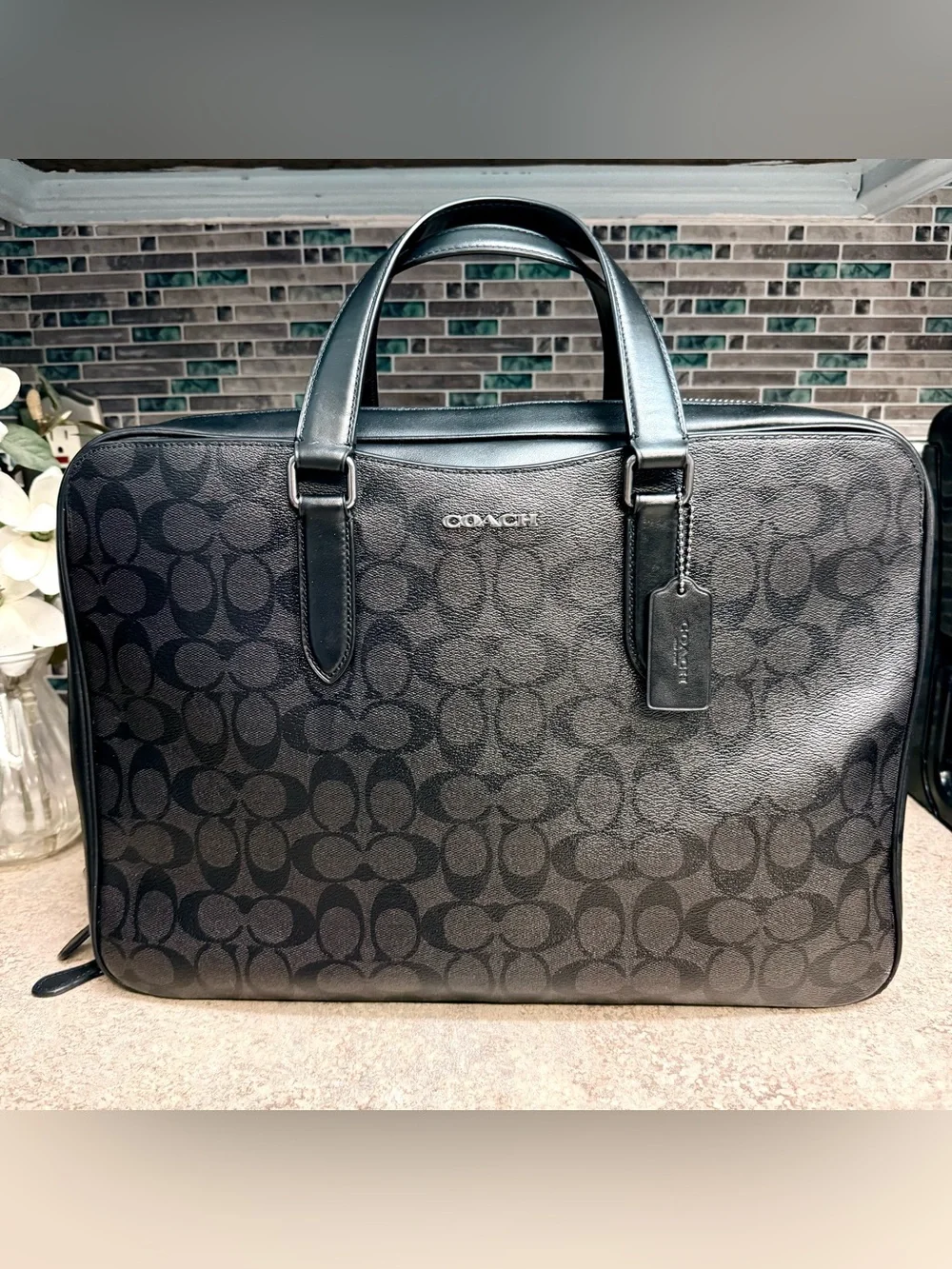Coach Graham Slim laptop bag